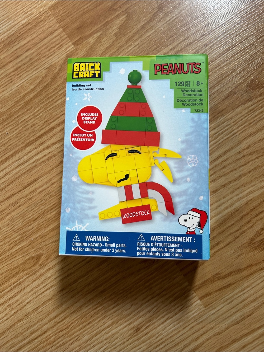 Peanuts Woodstock Building Set - Yellow & Green